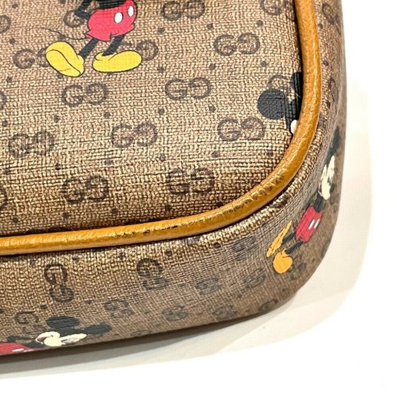 Authentic GUCCI 602695 Disney Collab Mini GG Supreme Belt bag body bag Canvas - Picture 5 of 12